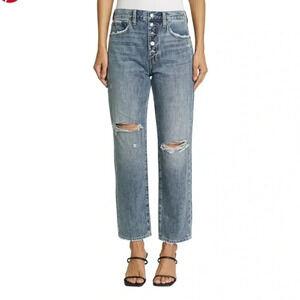 Pistola Charlie High Rise Straight Leg Jean